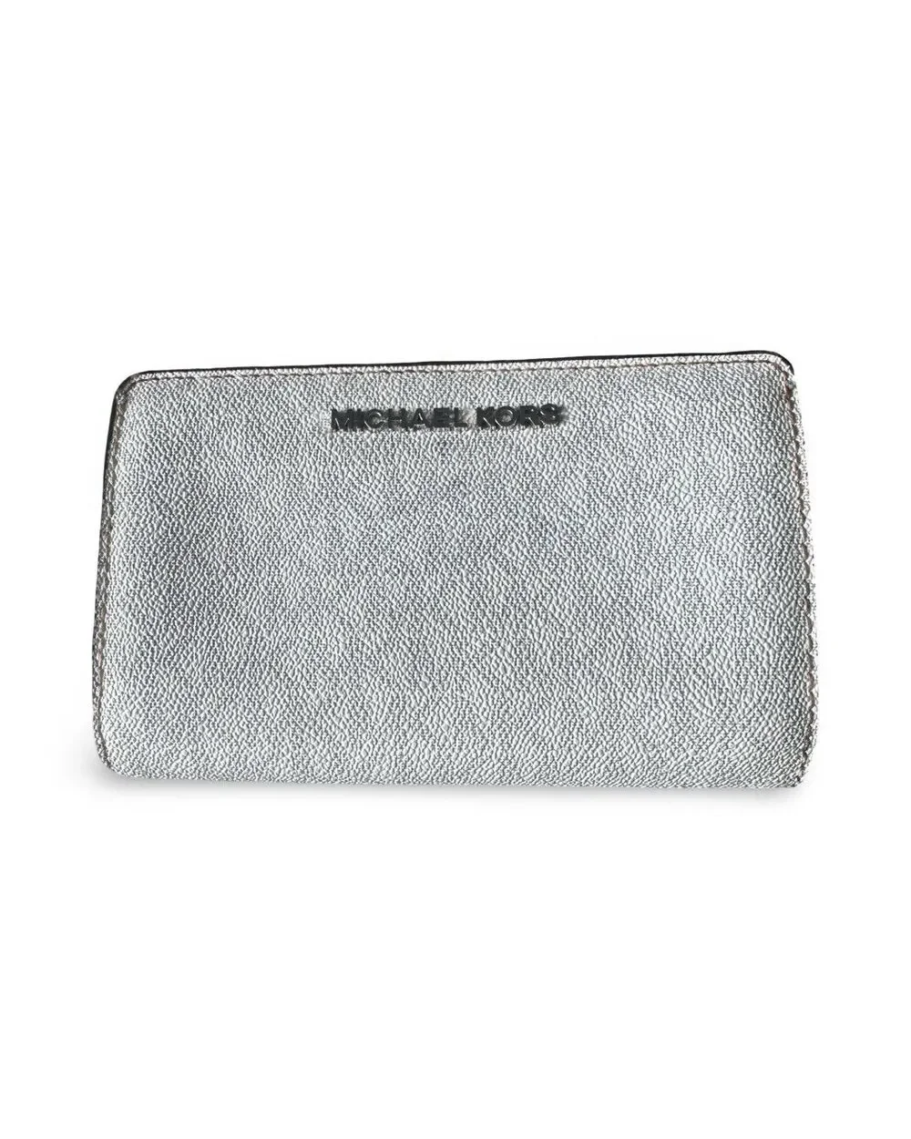 Michael Kors Beige Gray Snap Wallet
